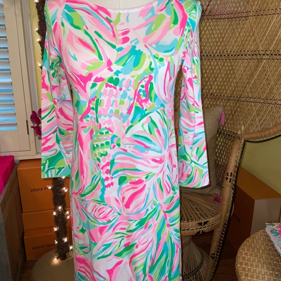 Lilly Pulitzer NWT Ophelia Swing Dress Croc My World PRICE IS FIRM🔥 - Picture 15 of 16